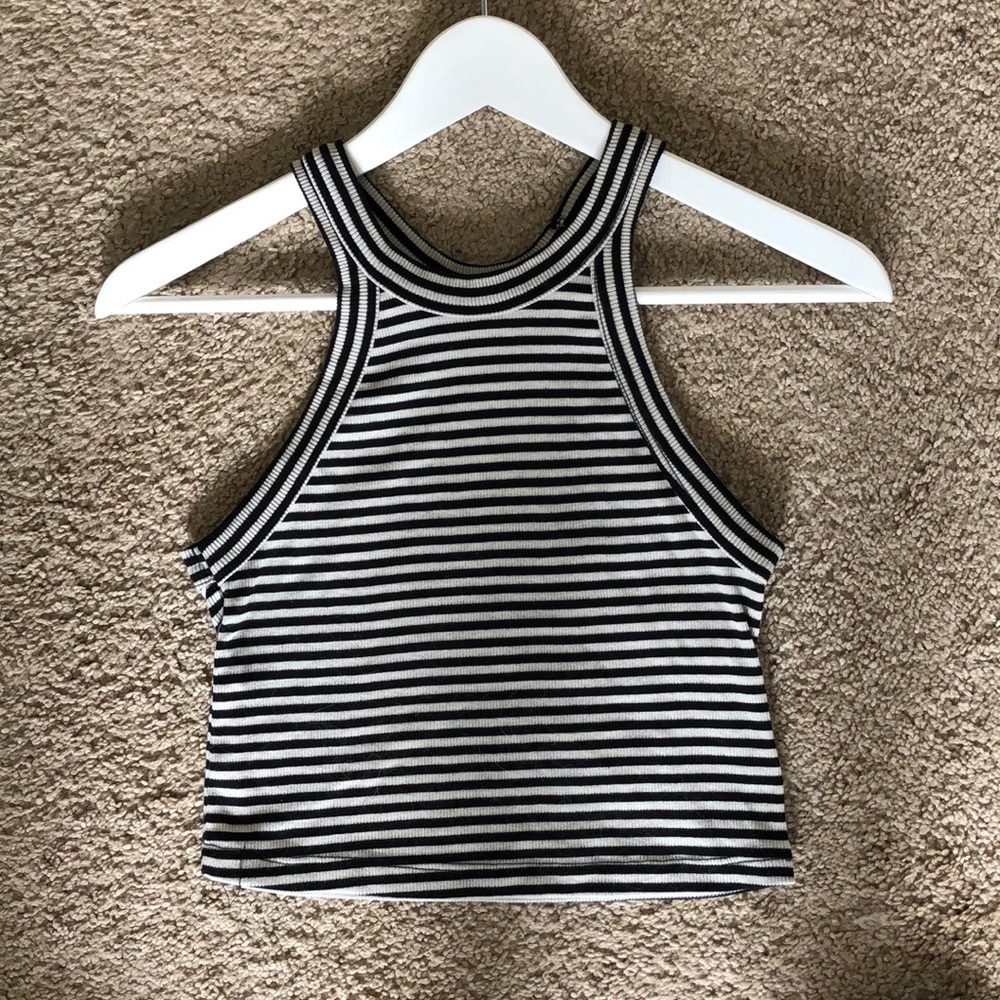 Urban Outfitters striped crop top